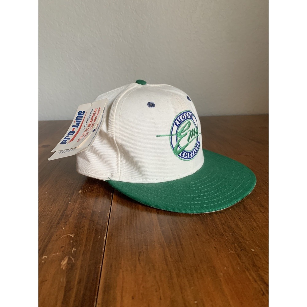 Vintage Eugene Emeralds KC Royals Hat Pro Line Size 7 USA Pro Model MiLB 80s 90s